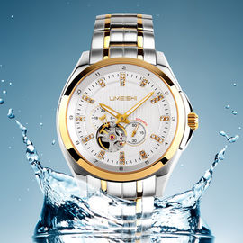 Đàn ông 100M Chống nước Inox Cơ Xem Nhãn hiệu Sapphire Glass