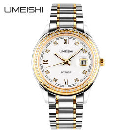 43mm Trường hợp thép không gỉ Quartz Watch, 50M Waterproof cứng Kính cổ tay Watch