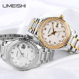 43mm Trường hợp thép không gỉ Quartz Watch, 50M Waterproof cứng Kính cổ tay Watch