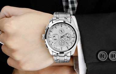 Mens Stainless Steel Quartz Xem