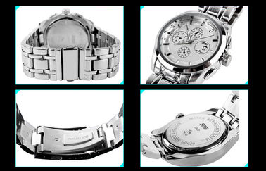 Mens Stainless Steel Quartz Xem