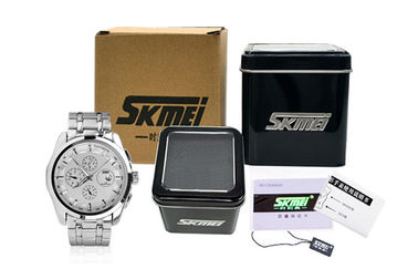 Mens Stainless Steel Quartz Xem