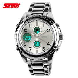 Kẽm hợp kim Trường hợp thép không gỉ Quartz Xem Đen For Boy Học sinh
