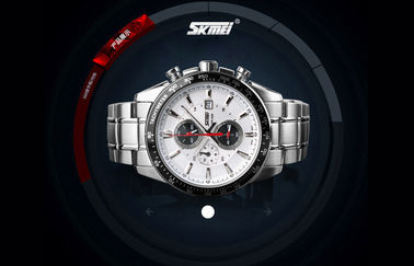 Inox Quartz Xem 5 ATM Tùy Lịch Đồng hồ đeo tay