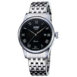 Pin Nhật Operated thép không gỉ Quartz Xem 50m Waterproof Phong Cách Doanh Nhân