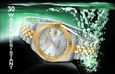Hottest Couple Vogue Vàng Steel Quartz Đồng hồ Nhật Bản Movts không gỉ Với Quà tặng tốt nhất đóng gói