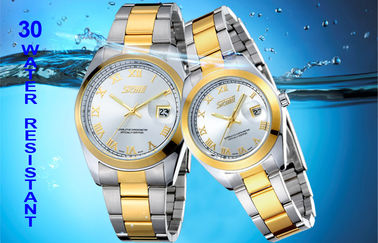 Waterproof Đàn ông và phụ nữ Inox Quartz Đồng hồ Ví Anniversary