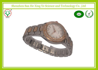 Thời trang bạc Nhật Bản Movement Quartz Watch, thép không gỉ Đồng hồ đeo tay