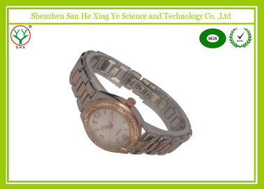 Thời trang bạc Nhật Bản Movement Quartz Watch, thép không gỉ Đồng hồ đeo tay