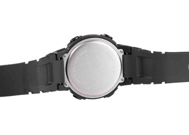 PU Trường hợp chống - sốc Đen LCD chống thấm nước Sport Xem / Mens cổ tay Watch