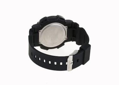 Quay số màu đỏ 30 M Waterproof thể thao kỹ thuật số Xem thép không gỉ trường hợp máy tính của ban nhạc