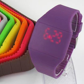 Digital LED cảm ứng thể thao silicone wristband xem Waterproof cho trẻ em