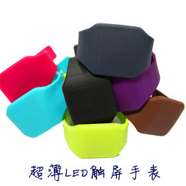 Chống thấm nước Thể thao Silicone dây đeo cổ tay Watch, màn hình cảm ứng Led Xem
