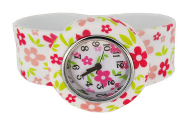 Flower In ấn Silicone Slap Đồng hồ đeo tay cá nhân hoá tùy chỉnh cho trẻ em