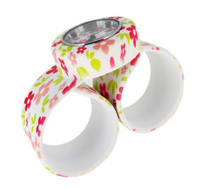 Flower In ấn Silicone Slap Đồng hồ đeo tay cá nhân hoá tùy chỉnh cho trẻ em