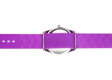 Jelly kim cương Lady Silicone dây đeo cổ tay Đồng hồ chống thấm nước, Hermosa hồng Strap