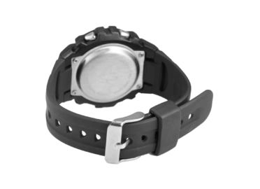 PU nhựa băng Nam đa chức năng kỹ thuật số LCD Đồng hồ Với 3 ATM Waterproof