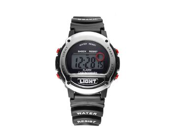 30M Chống nước đa chức năng kỹ thuật số Đồng hồ cho trẻ em, Đen ABS hợp