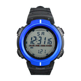 Unisex Mens Digital Đồng hồ thể thao Với nhựa thủy tinh, cao su Dây đeo đồng hồ
