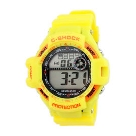 Silicone chống nước thể thao đa chức năng kỹ thuật số Đồng hồ Mens Quartz cổ tay Watch