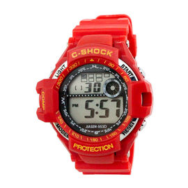 Silicone chống nước thể thao đa chức năng kỹ thuật số Đồng hồ Mens Quartz cổ tay Watch