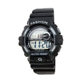 Ngoài trời dành cho người lớn Đen Strap kỹ thuật số cổ tay Watch hệ thống 24 Giờ, Chống nước