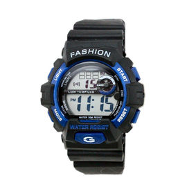 Ngoài trời dành cho người lớn Đen Strap kỹ thuật số cổ tay Watch hệ thống 24 Giờ, Chống nước
