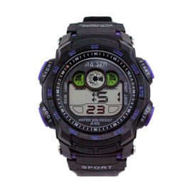 Đơn giản Đen Sport đa chức năng kỹ thuật số Mens Watches 3 ATM Waterproof
