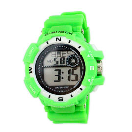 Colorful băng PVC đa chức năng kỹ thuật số nữ cổ tay Watch Professional