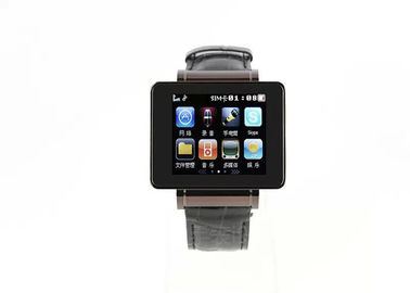 Không dây Bluetooth Smart Watch Phone Nhà sản xuất kim loại Vỏ bọc da Strap